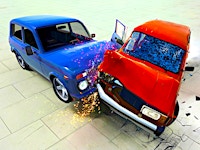 Beam Drive Car Crash Test Simulator