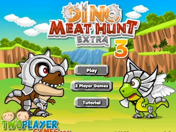 Dino Meat Hunt Extra 3  is now available via Twoplayergames.org!