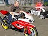 Police Chase Motorbike Driver